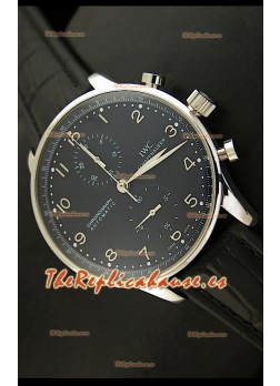 IWC Portugués Cronómetro Suizo en acero inoxidable 1:1Réplica Espejo