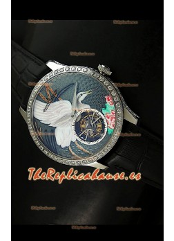 Jaeger LeCoultre Turbillón Volador Porcelana – RÉPLICA ESPEJO