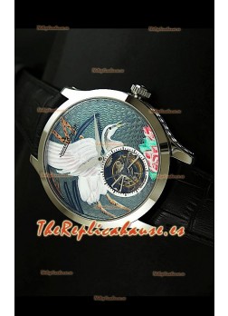 Jaeger LeCoultre Turbillón Volador Porcelana – RÉPLICA ESPEJO