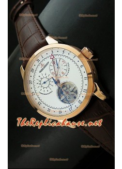 Reloj cronómetro Jaeger LeCoultre de oro rosa 