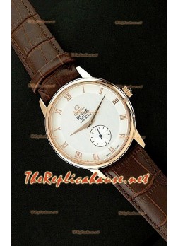 Omega Deville Reloj Automático Japonés en Oro Rosa