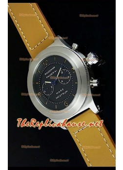 Reloj japonés Panerai Mare Nostrum en estuche de acero  