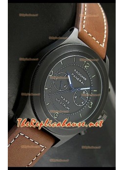 Reloj japonés Panerai Mare Nostrum en estuche de PVD