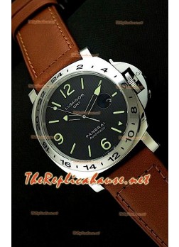 Panerai PAM029M Lumenor GMT Reloj Suizo - Última Réplica a Escala 1:1