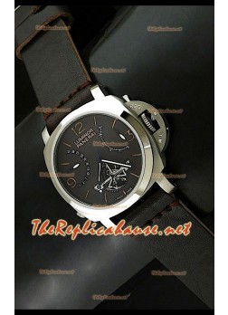 Panerai Lumenor Reloj Tourbilon Con Reserva de Energía de 44MM - Esfera Marrón