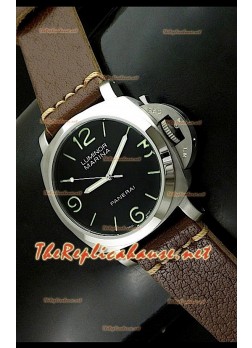Panerai Lumenor Marena 44MM Reloj con Correa de Piel Ancha