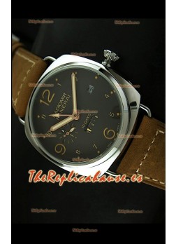 Panerai Radiomir GMT Replica Japonesa con Carcasa de Acero Inoxidable