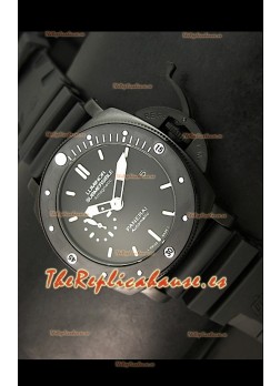 Panerai Luminor Submersible PAM389 Replica Japonesa Todo PVD