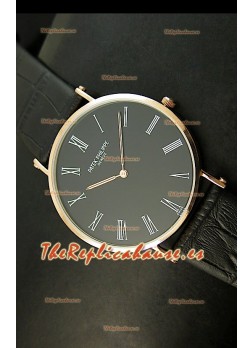 Patek Philippe Calatrava Ultra-delgado Réplica Japonesa en Acero Inoxidable 