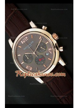 Patek Philippe Perpetual Reloj Calendario de Acero