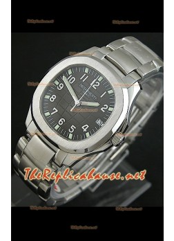 Patek Philippe Aquanaut Swiss Réplica con esfera negra