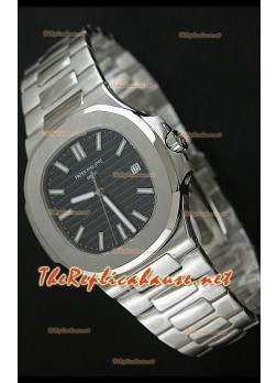 Patek Philippe Nautilus Swiss Réplica con esfera negra