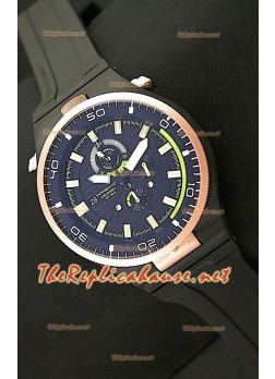 Porsche Design Reloj Sumergible Japonés con Recubrimento de Oro Rosa y Movimento de Cuarzo