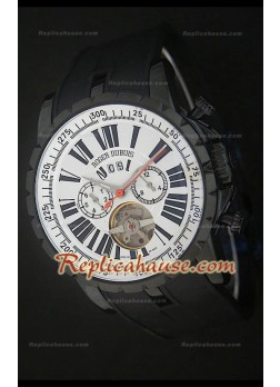 Roger Dubuis Excalibur Tourbilon Reloj Japonés de PVD