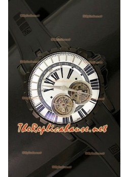 Roger Dubuis Excalibur Chronoexcel Dual Tourbilon en Carcasa de PVD