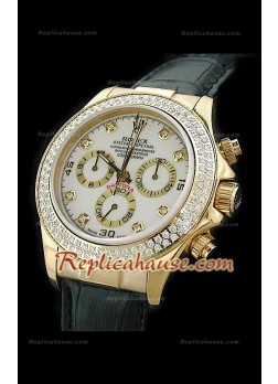 Rolex Daytona Reproducción Reloj Cosmógrafo Suizo con Esfera Blanca