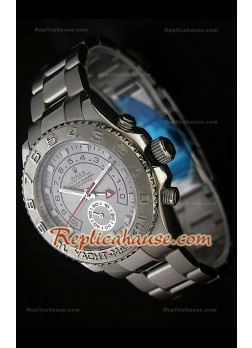 Rolex Replica Yachtmaster II Reloj Suizo con Esfera Gris