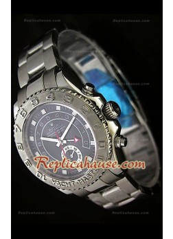 Rolex Replica Yachtmaster II Reloj Suizo con Esfera de color Negro