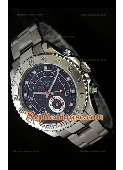 Rolex Replica Yachtmaster II Reloj Suizo con Esfera en Azul oscuro