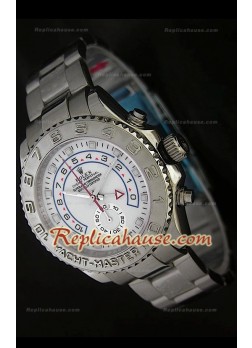Rolex Replica Yachtmaster II Reloj Suizo con Esfera Blanca
