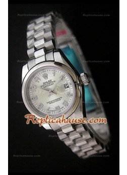 Rolex Daydate Reloj Japonés para Señoras