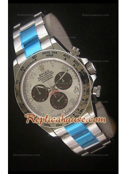 Rolex Daytona Reproducción Reloj Suizo con Esfera de Acero