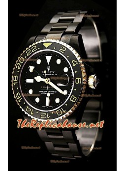 Rolex GMT Masters II Pro Hunter Reloj Suizo en dos Tonos de Oro y PVD