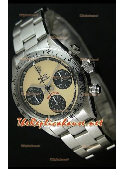 Reloj Rolex Cosmograph Daytona 6265 Vintage Esfera crema bisel de acero