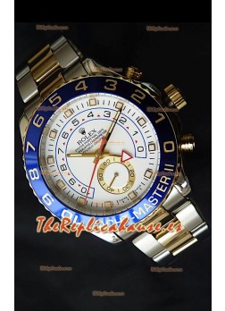 Rolex Réplica Yatchmaster II Suizo Dos Tonos de Oro Amarillo – 1:1 Réplica Espejo