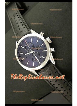 Tag Heuer SLR 300 Reloj Japonés con Esfera de color Negro - Correa de Piel