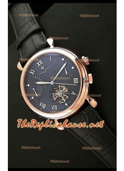 Vacheron Constantin Reloj Calendario de Oro Rosa con Esfera de color Negro
