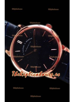 A.Lange Sohne Saxonia Thin Reloj Réplica Suizo Oro Rosado