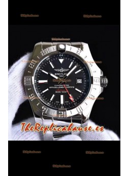 Breitling Avenger II Steel GMT Reloj Réplica Suizo a espejo 1:1 Último
