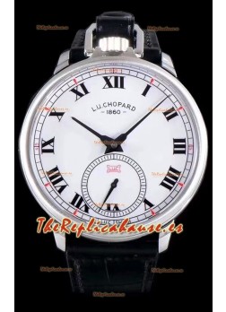 Chopard Louis-Ulysse The Tribute Reloj Suizo de Acero Inoxidable con Dial Blanco