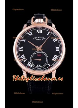 Chopard Louis-Ulysse The Tribute Reloj Suizo de Oro Rosado con Dial Negro