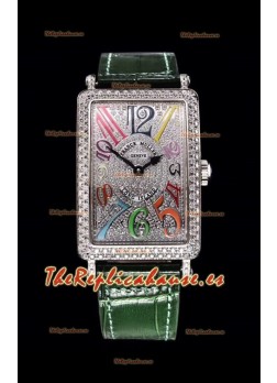 Franck Muller Largo Island Color Dreams Ladies Reloj Suizo en Correa Verde