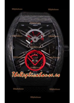 Franck Muller Vanguard Reloj Réplica Suizo Skeleton Tourbillon