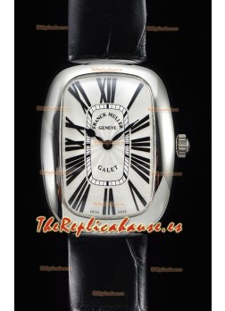 Franck Muller Galet Ladies Reloj Cuarzo Suizo con Correa Negra