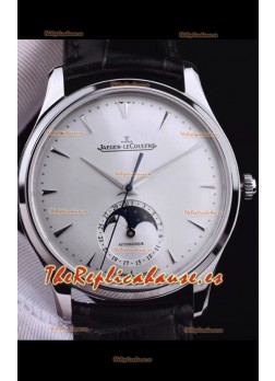 Jaeger LeCoultre Master Ultra Thin Moon Reloj Réplica a Espejo 1:1 Acero Inoxidable