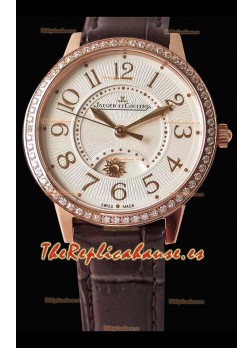 Jaeger-LeCoultre Rendez-Vous Rose Gold Night & Day Medium Reloj Suizo a Espejo 1:1