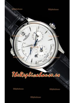 Jaeger LeCoultre Master Geographic Power Reserve Acero 904L Reloj Suizo