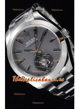 Rolex Milgauss LABELNOIR Tourbillon Reloj Réplica Suizo Caja de Acero