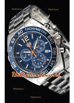 Tag Heuer Formula 1 Chronograph Reloj Réplica de Cuarzo Suizo Dial Azul