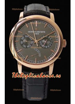 Vacheron Constantin Traditionnelle Day Date Reloj Réplica Suizo Oro Rosado
