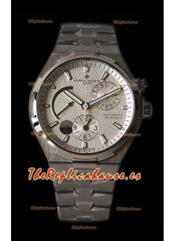 Vacheron Constantin Overseas Dual Time Dial Blanco Reloj Suizo