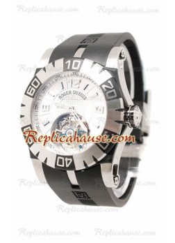 Roger Dubuis Tourbidiver Tourbillon Reloj Suizo de imitación