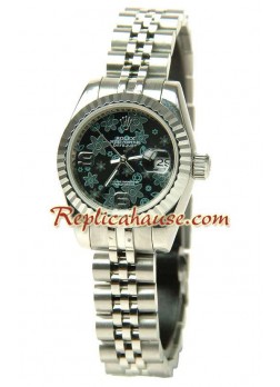 Rolex Réplica estampado floreado Datejust Reloj para Dama