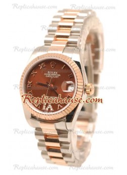 Rolex Datejust Diamond VI Reloj de imitación Japonés - 36MM