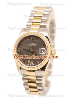 Rolex Datejust Diamond VI Reloj de imitación Japonés - 36MM