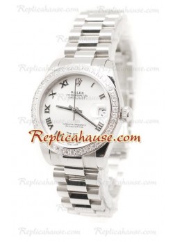 Rolex Datejust Diamond VI Reloj de imitación Japonés - 36MM